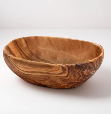 Olive wood Oval Dipping Bowl